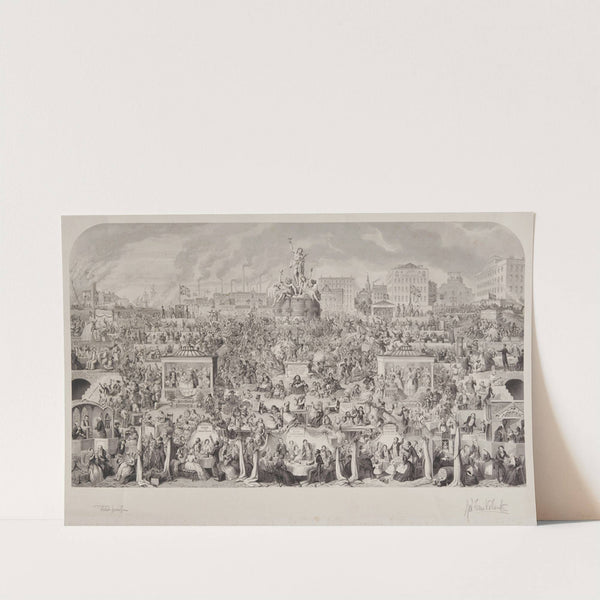 The Drinking Customs of Society or Worship of Bacchus (1864) by George Cruikshank