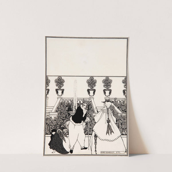 The driving of Cupid from the garden (1896) by Aubrey Vincent Beardsley