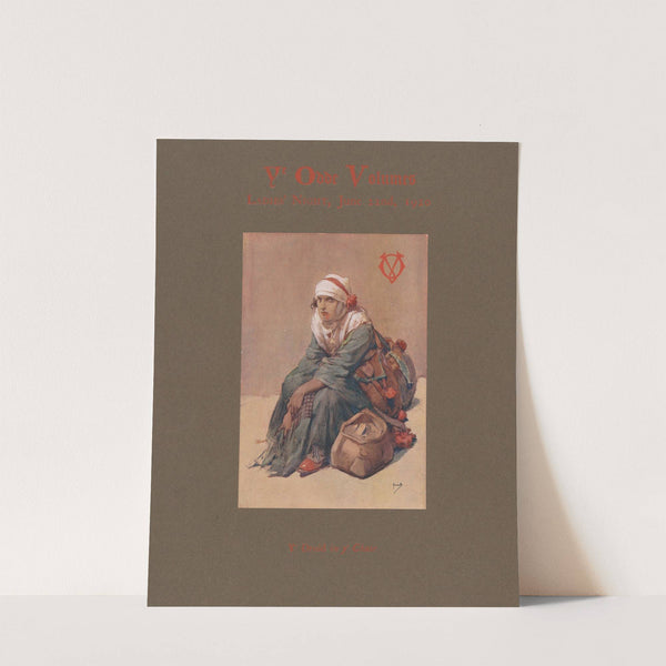 The druid in the chair by John Hassall