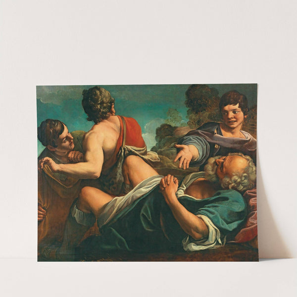 The Drunkenness of Noah by Alessandro Tiarini