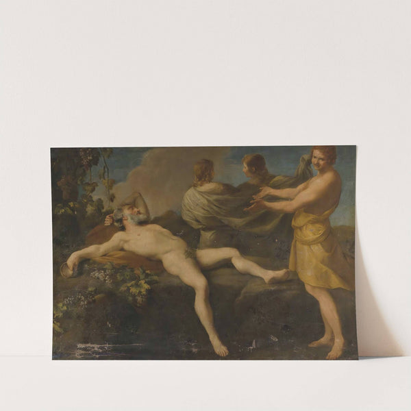 The Drunkenness Of Noah by Andrea Sacchi