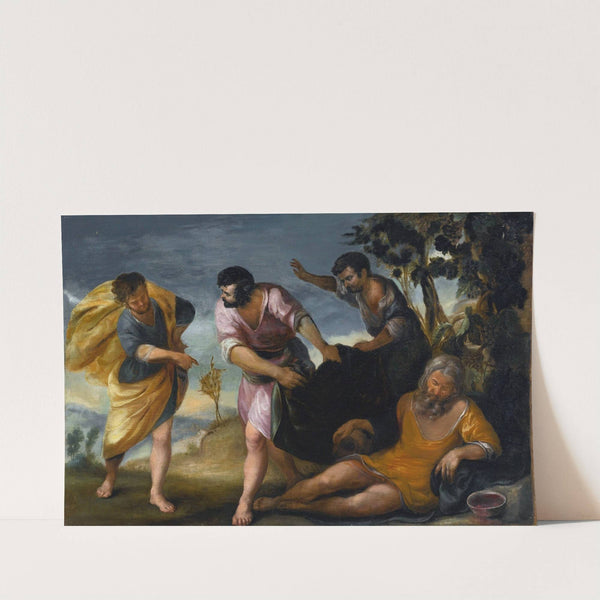 The Drunkenness Of Noah by Juan Antonio De Frias y Escalante