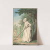 The Duchess of Chaulnes as a Gardener in an Allée by Louis Carrogis Carmontelle