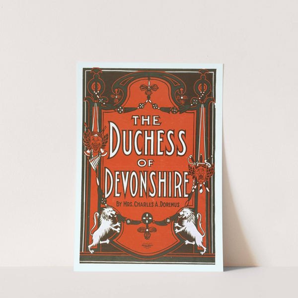 The Duchess of Devonshire (1906) by U.S. Lithograph Co.