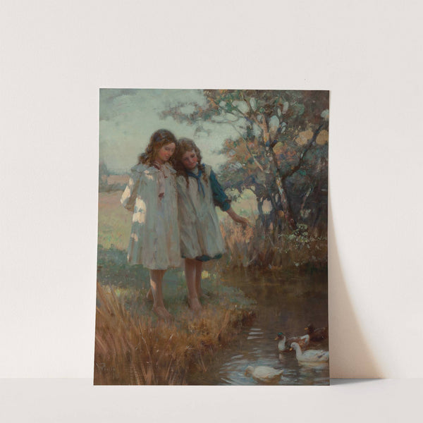 The duck pond by William Pratt
