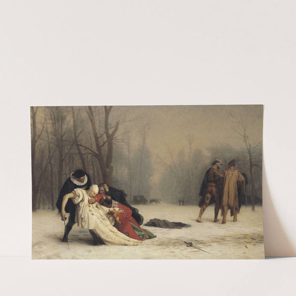 The Duel After the Masquerade (1857) by Jean-Léon Gérôme