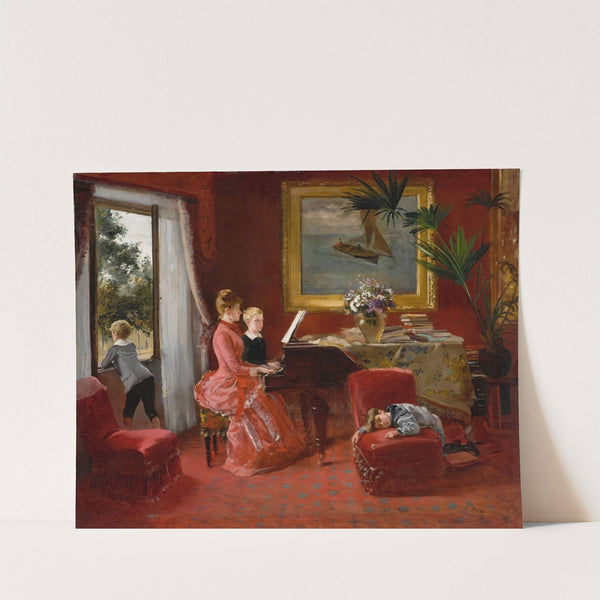 The Duet by Ernest-Ange Duez