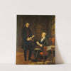 The Duke of Wellington with Colonel Gurwood at Apsley House by Andrew Morton
