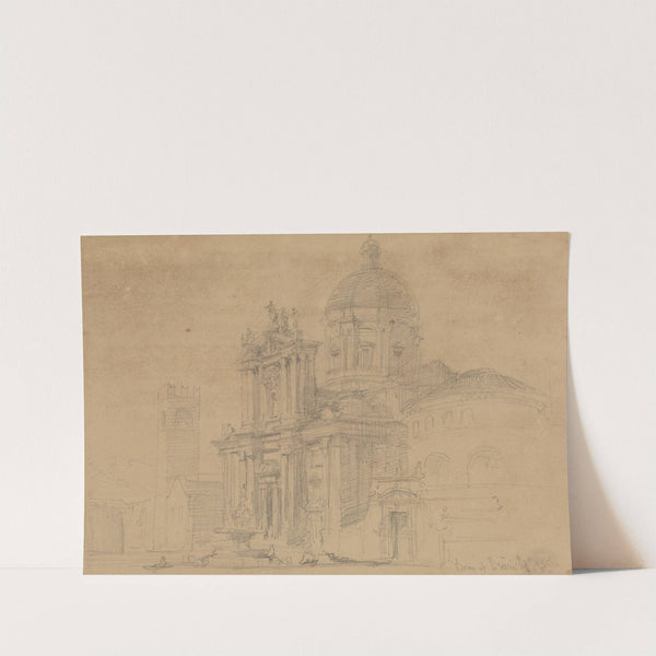 The Duomo at Brescia (1851) by David Roberts