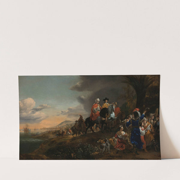 The Dutch Ambassador on his Way to Isfahan (1653 - 1659) by Jan Baptist Weenix