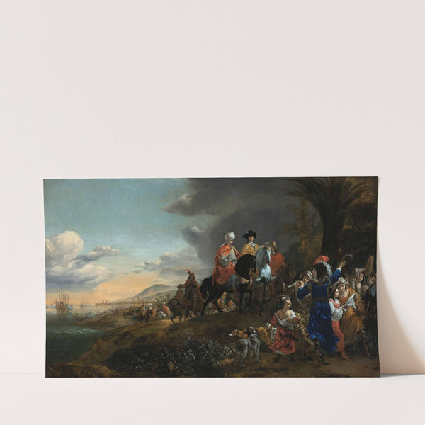 The Dutch Ambassador on his Way to Isfahan (1653 - 1659) by Jan Weenix