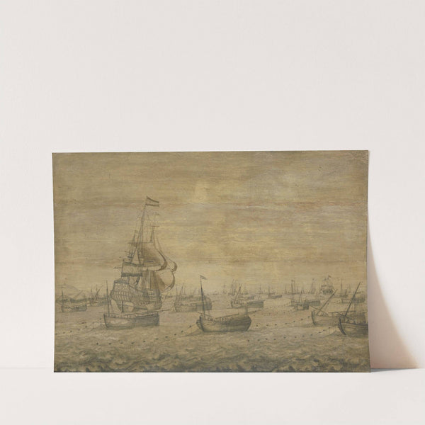 The Dutch Herring Fleet by Pieter Vogelaer