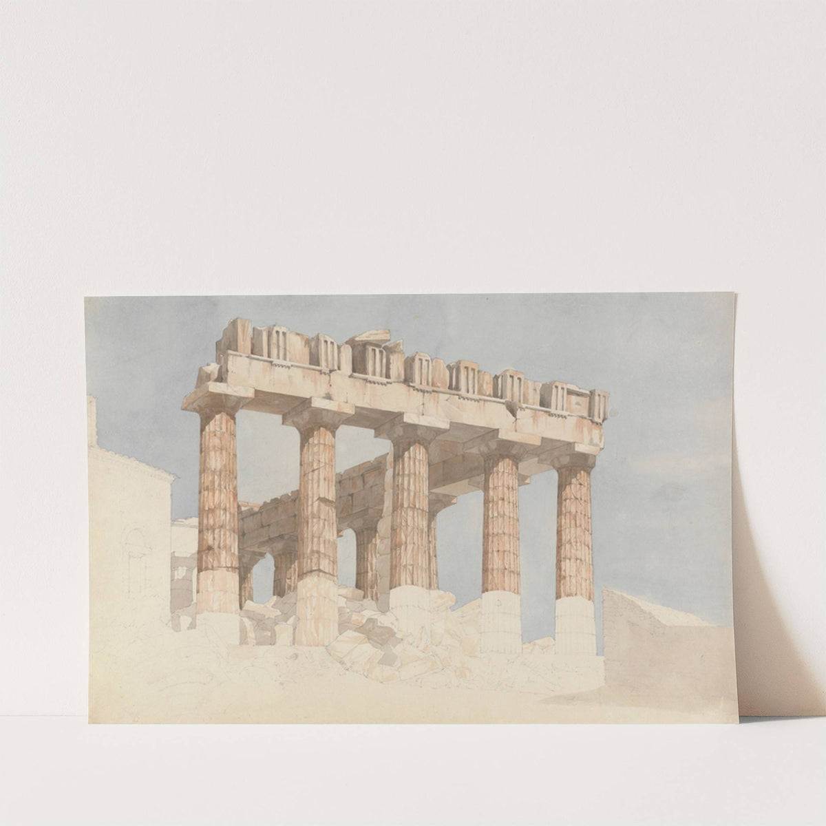The East End and South Side of the Parthenon by John Foster