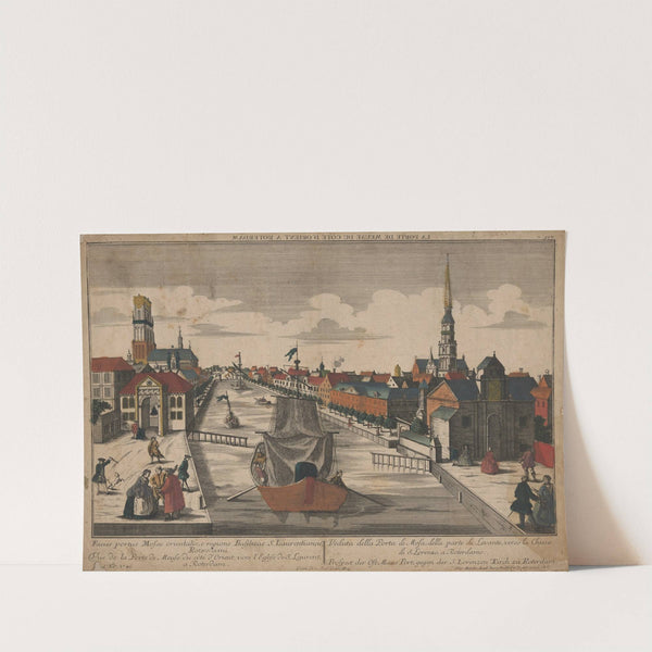 The East entrance to the Museum in Rotterdam by Georg Balthasar Probst