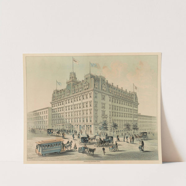 The Ebbitt House, Washington City, D.C., U.S.A. by John H. Bufford'''s & Sons