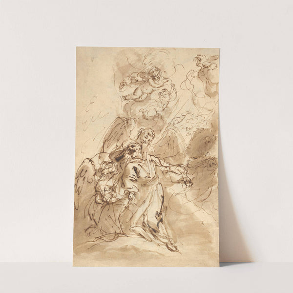 The Ecstasy of Saint Francis (recto) by Sebastiano Ricci