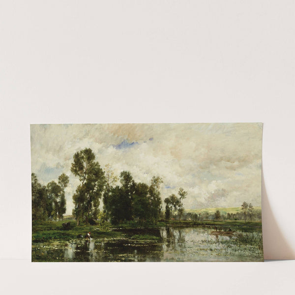 The Edge of the Pond (1873) by Charles François Daubigny