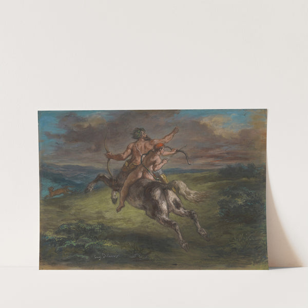 The Education of Achilles (1862) by Eugène Delacroix