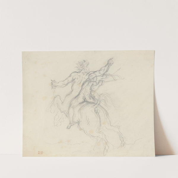 The Education of Achilles (ca. 1844) by Eugène Delacroix