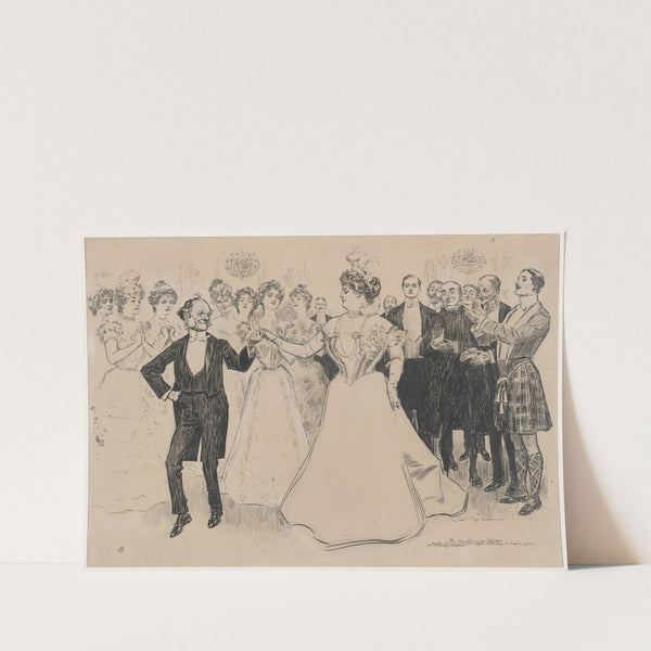 The education of Mr. Pipp. XXXIV, on the occasion of Mr. Pipp’s birthday, a ball is given at Caroney Castle (1899) by Charles Dana Gibson