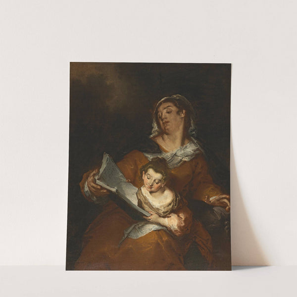 The Education of the Virgin by Giuseppe Bazzani