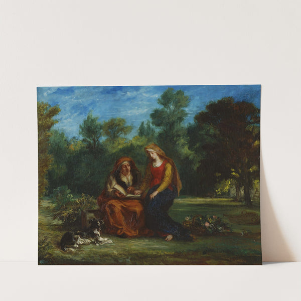 The Education Of The Virgin by Eugène Delacroix
