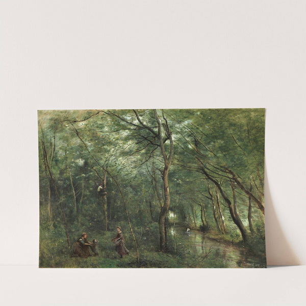 The Eel Gatherers by Jean-Baptiste-Camille Corot