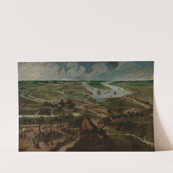 The Eel Huts in the Antwerp Polder outside the Lillo or Slijk Gate (1569) by Abel Grimmer