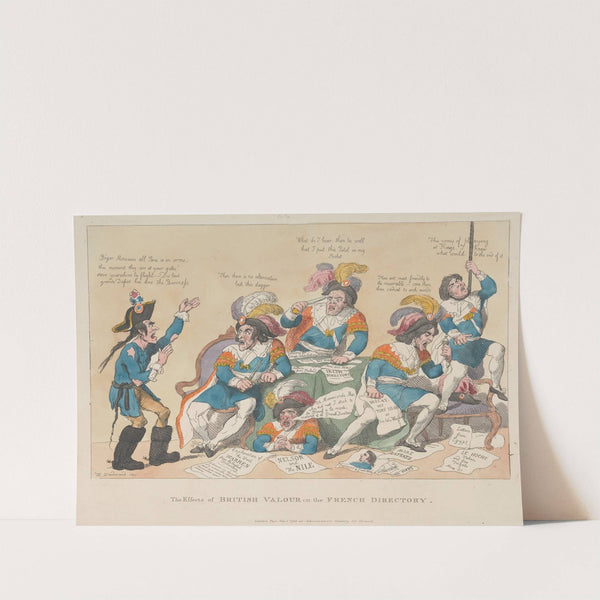 The Effects of British Valour on the French Directory (1798) by George Moutard Woodward