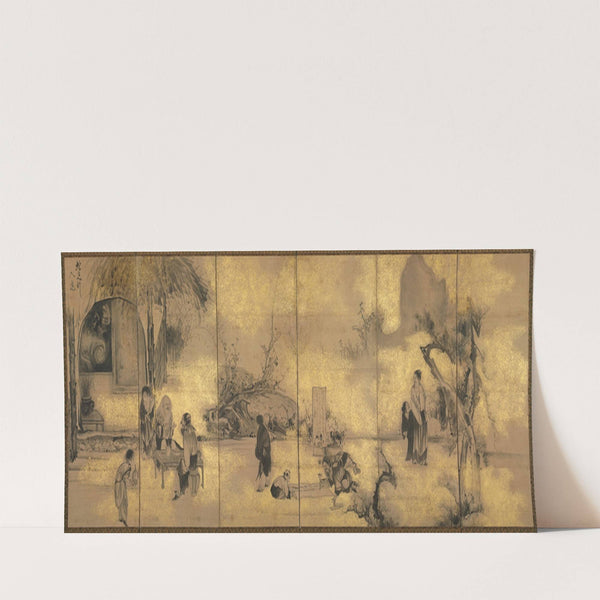 The Eight Immortals of the Wine Cup (later 1700s) by Soga Shōhaku