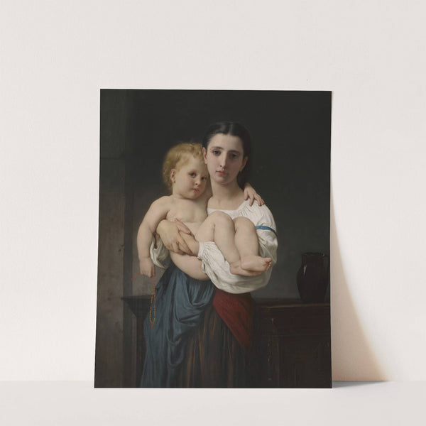 The Elder Sister (Ca. 1864) by William Bouguereau