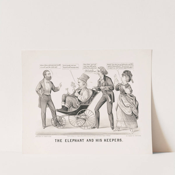 The elephant and his keepers (1872) by John Cameron