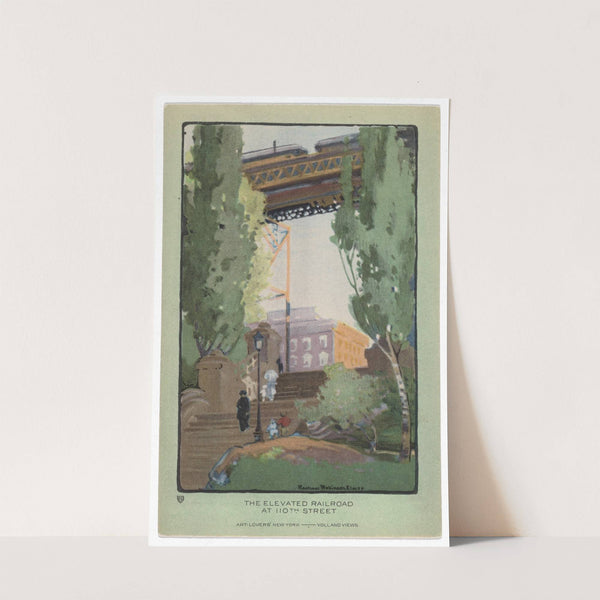 The Elevated Railroad at 110th Street by Rachael Robinson Elmer