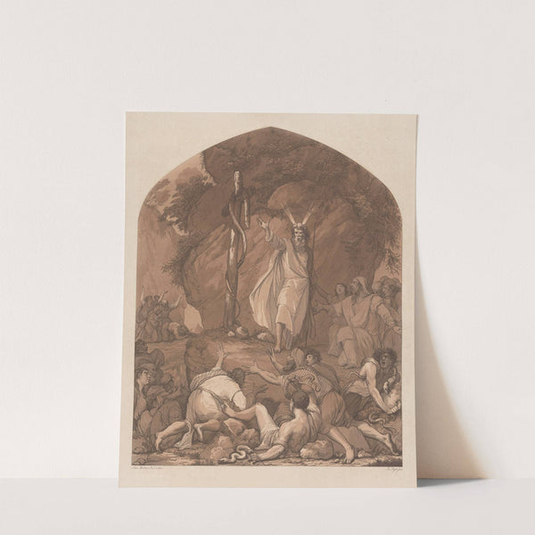 The Elevation of the Brazen Serpent in the Wilderness by John Hamilton Mortimer