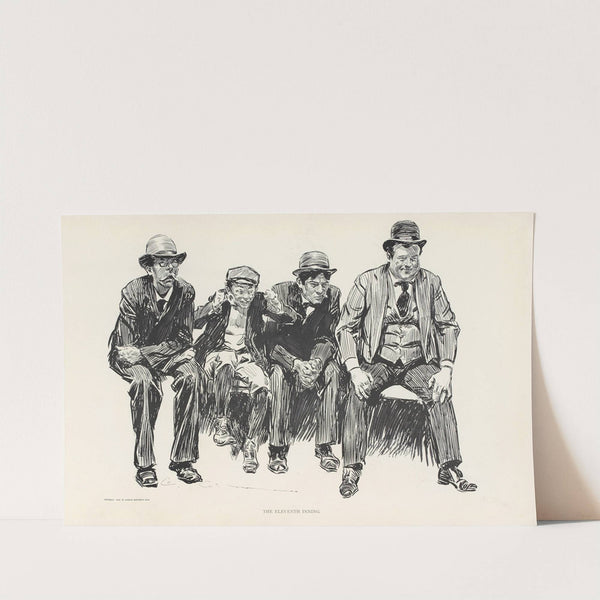 The eleventh inning (1898) by Charles Dana Gibson