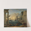 The Embarkation of the Queen of Sheba (1648) by Claude Lorrain