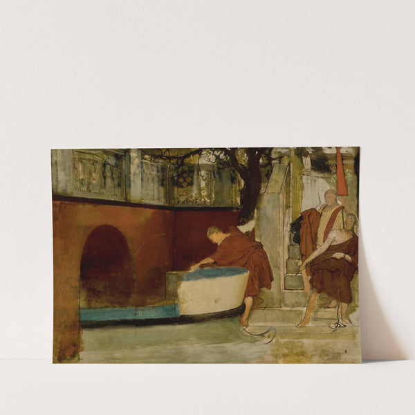 The Embarkation On The Barge by Lawrence Alma-Tadema