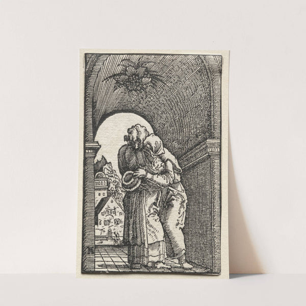 The Embrace of Joachim and Anne at the Golden Gate (c. 1515) by Albrecht Altdorfer