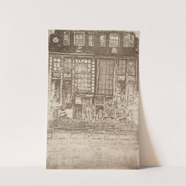 The Embroidered Curtain (1889) by James Abbott McNeill Whistler