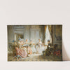 The embroidery class by Madeleine-Jeanne Lemaire