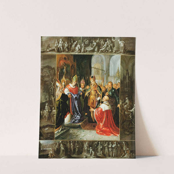 The Emperor Charles V Shown The Virgin’s Robes by Frans Francken the Younger