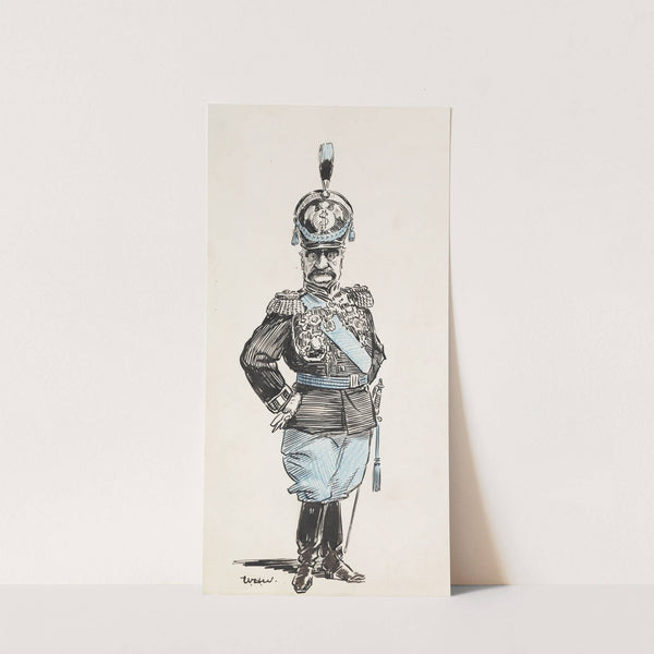 The Emperor in the uniform of the Philadelphia Invincibles (1910) by William Henry Walker