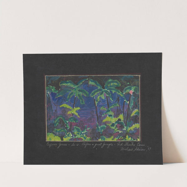 The Emperor Jones: Sketch no. 2, Act 2, Before a Great Jungle (1934-1943) by Michael Adrian