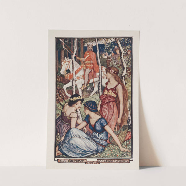 The emperor meets the Three Sisters by Henry Justice Ford