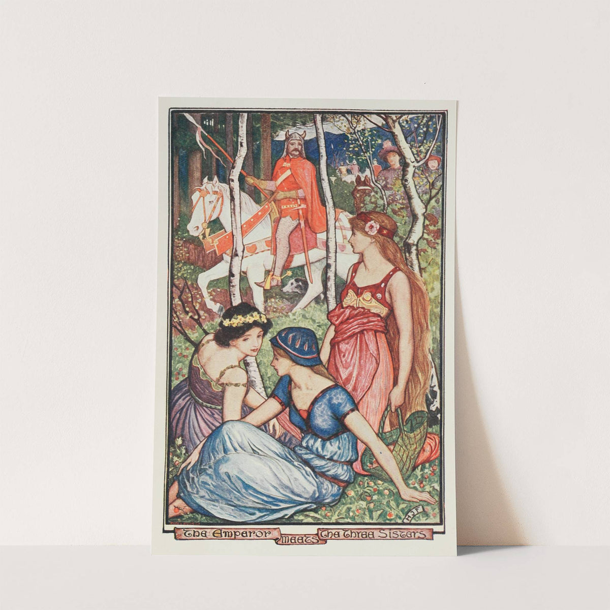 The Emperor meets the three Sisters by Henry Justice Ford