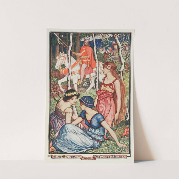 The Emperor meets the three Sisters by Henry Justice Ford