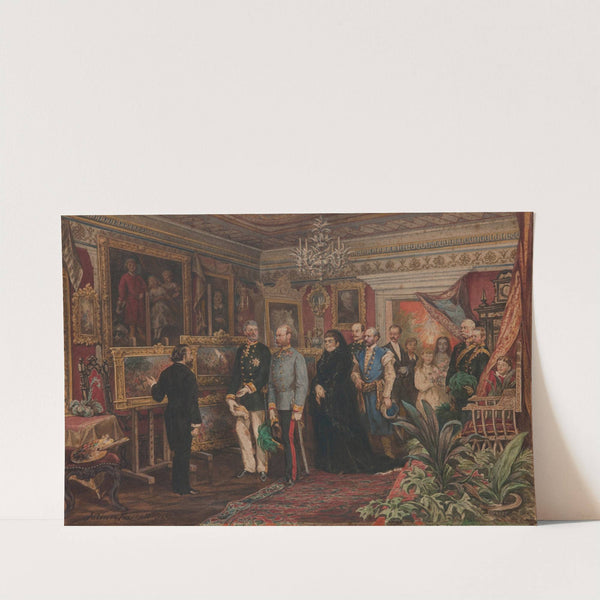 The Emperor Visiting Jan Matejko at His House at 47 Floriańska Street by Juliusz Kossak