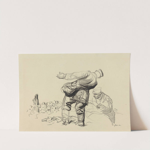 The Empire Destroys, The Republic Pays (probably 1918) by Jean-Louis Forain