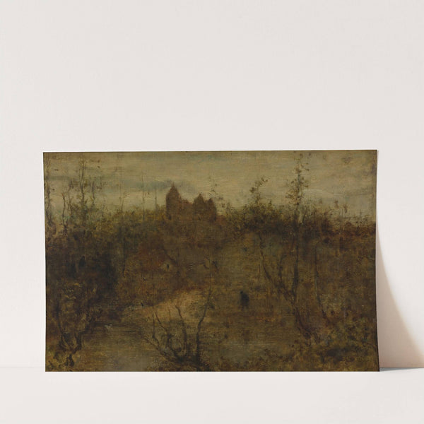 The enchanted castle by Matthijs Maris