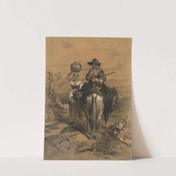 The Encounter by Alexandre-Gabriel Decamps